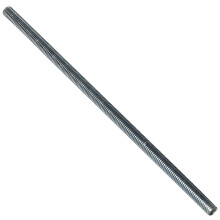 Stanley National N179-341 Ράβδος Σπειρώματος, 7/16-14 X 1 Ft, Χάλυβας, Επικαλυμμένος με Ψευδάργυρο