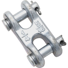 National Hardware N240-879 3248BC Double Clevis Link i zinkbelagt