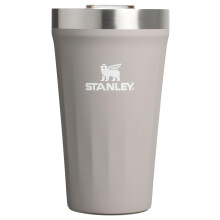 Vaso Stanley para uso diario, 16 oz | Bebida a presiσn a travιs de la tapa | Taza de cafι y cσctel para bebidas | Copa de vino de acero inoxidabl
