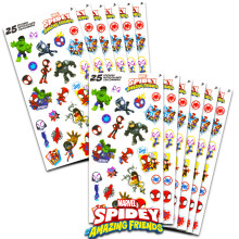Marvel Spidey & Friends Party Favors til drenge og piger Bundle ~ 12 Pack Spidey & Friends Sticker Sheets til b?rn F?dselsdagsfest Goodie Bags |