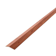 M-D Building Products 40124 1-3/8 pulg. X 36 pulg. Borde de alfombra decorativo de metal de aluminio cerezo con clavos