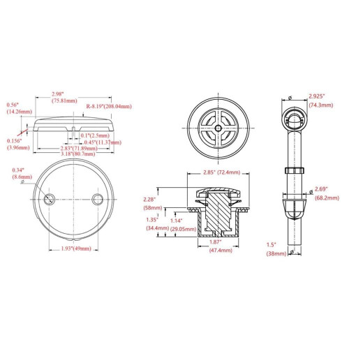Toe Tap Bath Drain i satinnickel 1
