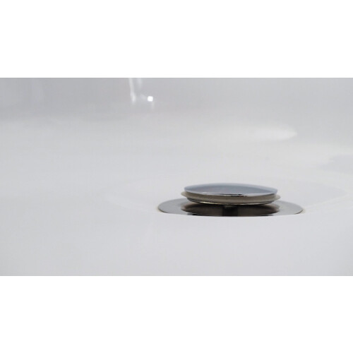 Toe Tap Bath Drain i satinnickel 2