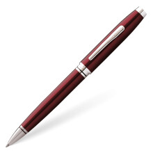 Stylo  bille CROSS Coventry (paisseur de trait moyenne avec bote cadeau) rouge/chrome