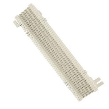Leviton 40066-M50 Split M Blok: 50-par (66M1-50) 10"" H X 3-5/16"" B X 1-3/16"" D Beige