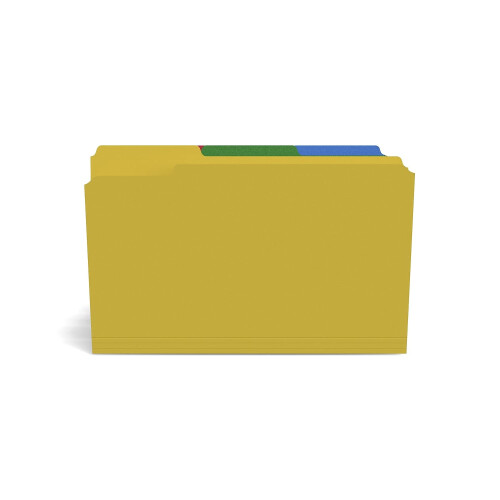 Staples Staples Folders, 1/3-Cut Tab, Legal Size, Assorted Colors, 100/Box (ST22945-CC) 1