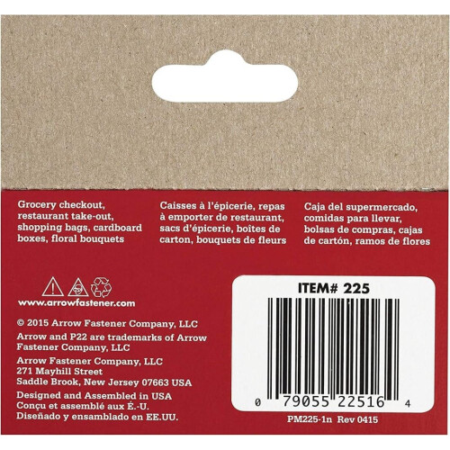 Arrow ARROW P22 Staples 8Mm ( 5/16In) Box 5050 1