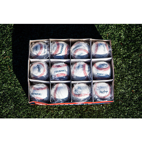 Rawlings | NFHS NOCSAE High School Game Baseballs | R100-H2 | Game/Practice Use | 12 Count 1