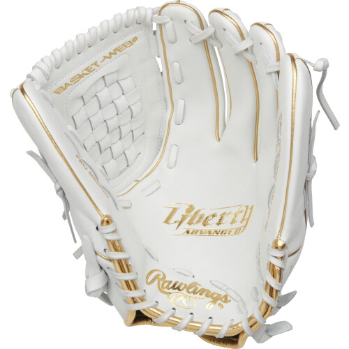 Rawlings | LIBERTY ADVANCED Fastpitch Softball Glove | 12.5"""" | Basket Web | Left Hand Throw 2