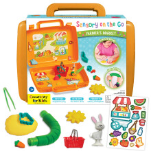 Creativit? per bambini Sensoriale in movimento: Farmers Market - Kit sensoriale per l'apprendimento in et? prescolare e per bambini piccoli Attiv