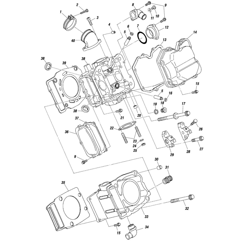 Polaris 3085371 Gasket Head Assembly Ranger Sportsman 550 500 425 200 Crew 194722544260