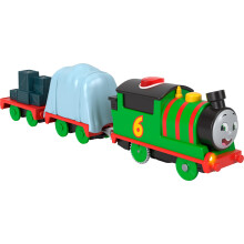 Thomas & Friends Motorizovan vlcek Mluvc Percy Bateriov motor se zvuky a frzemi pro predstran hran Predkoln deti ve veku 3+ let