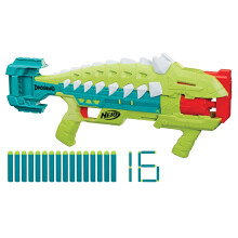 Nerf DinoSquad Armorstrike Dart Blaster 16 Freccette Giochi per Interni ed Esterni Dinosauri per Ragazzi e Ragazze dagli 8 Anni in su