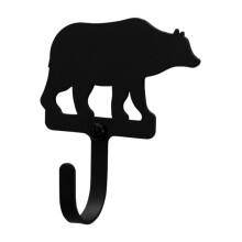 Village Gancio da Parete Orso in Ferro Battuto Decorativo Piccolo