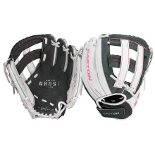 Easton | Guanto da softball per ragazzi GHOST FLEX | Lancio della mano destra | 10"""" | Grigio/Bianco/Rosa