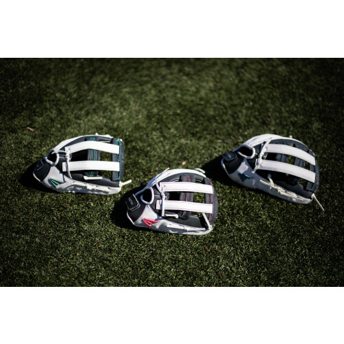 Easton | GHOST FLEX Jugend-Softballhandschuh | Rechter Wurf | 10"""" | Grau/Wei/Rosa 1