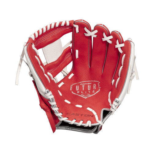 Easton | FUTURE ELITE Baseballhandschuh | 11"""" | Ich-Web | Linkswurf | Rot/Wei 2
