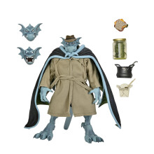 NECA Gargoyles - Samlerobjekt actionfigur i skalaen 1:7 Detektiv Broadway Silver Falcon (med lukkede vinger)