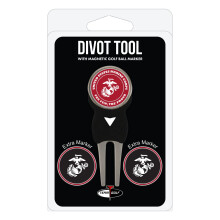 Team Golf Marine Divot Tool Pack met 3 Golfbalmarkers