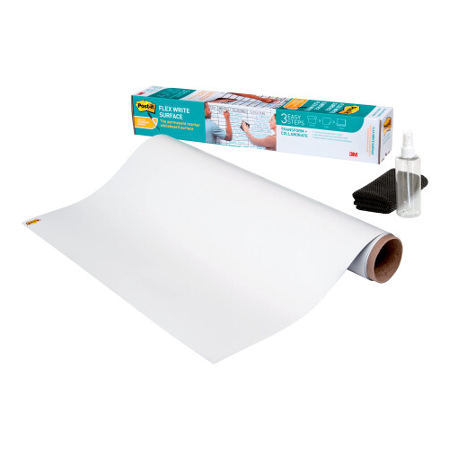 3M 3M MMMFWS3X2 3 x 2 ft. Post-it Flex Write Surface - White
