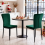 AINPECCA (Green, 6) Velvet Dinning Chair High Back Office 2