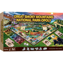 MasterPieces Great Smoky Mountains National Park Opoly - Smoky Mountain Monopolyspel voor volwassenen en kinderen - Scenic Drive & Wildlife bordspel
