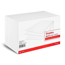 Staples 233460 5-Inch X 8-Inch Onbedekte Indexkaarten 500/Verpakking (51005)