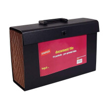 Zszywki 906796 Rozszerzany segregator A-Z, rozmiar Legal, 19 kieszeni, czarny (20540-Us)