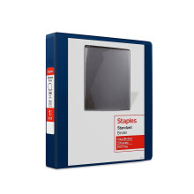 Staples 82652 Standaard 1 1/2-Inch 3-Ring View Binder Blauw (26439-Cc)