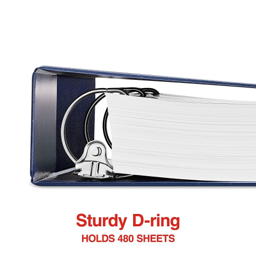 Staples Staples 82646 Standaard 5 cm 3-Ring View Binder Blauw (26445-Cc) 2