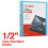 Staples Staples 1/2" 3-Ring View Binder, D-Ring Teal (26429-CC) 2