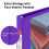 Staples Staples 82707 Zware 1-Inch 3-Ring Kijkmap Paars (24673-Us) 3
