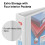 Staples Staples 3 inch heavy-duty view binder met D-ringen (wit) 4