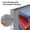 Staples Staples 976033 1-Inch Heavy-Duty D-Ring View Binder Grijs 5