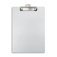 Zszywki 1671419 Aluminiowy schowek Rozmiar listu Srebrny 9 cali X 12 cali