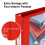 Staples Staples 976062 Zware 2-Inch D 3-Ring View Binder Rood (26348) 5