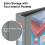Staples Staples 976043 Kraft 3-Inch D-Ring Vyse Ringmapp Grå (26368) 5