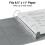 Staples Staples 976043 Kraft 3-Inch D-Ring Vyse Ringmapp Grå (26368) 4