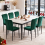 AINPECCA (Green, 6) Velvet Dinning Chair High Back Office 1