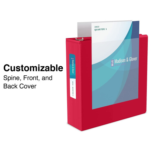 Staples Staples Standard 1,5-tums 3-Ring View Prm Rd (58652) 2