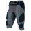 CHAMPRO Jungen Bull Rush 7-Pad Kompressionsgürtel, Medium, Anthrazit, Schwarz, Jugend Medium 1