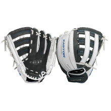 Easton | Guanto da softball per ragazzi GHOST FLEX | Lancio della mano destra | 12"""" | Grigio/Bianco/Blu Carolina
