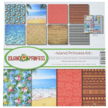 Reminisce (REMBC) Island Princess Scrapbook-Sammelset, mehrfarbig, 30,5 x 30,5 cm
