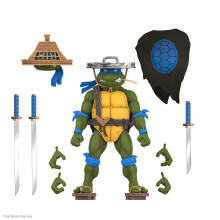 Super7 ULTIMATES! Teenage Mutant Ninja Turtles Ninja Nomad Leonardo - 7"""" TMNT actionfigur med tilbeh?r Klassiske tegneseriesamlerobjekter og ret