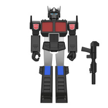 Super7 Transformers Reaction Figure Wave 08 - Figura d'azione Optimus Prime (Missione speciale Nucleon Quest).