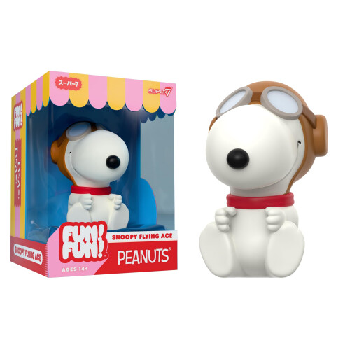 Super7-Peanuts-Spaß! Spaß! Wave 02 – Snoopy (Flying Ace) Actionfigur
