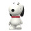 Super7-Peanuts-Spa! Spa! Wave 02  Snoopy (laufende) Actionfigur 5