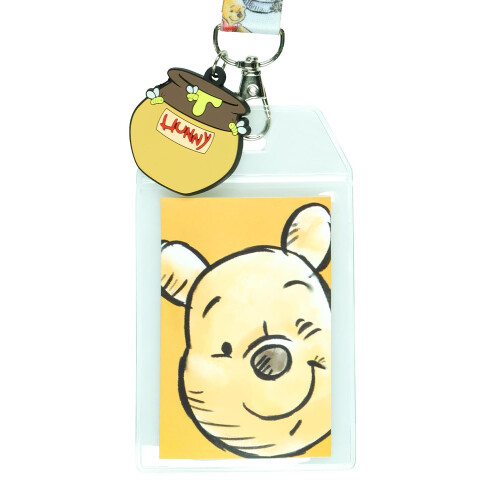 Disney Disney Winnie L'Ourson Lanière ID avec Charm en Caoutchouc de 2" 1