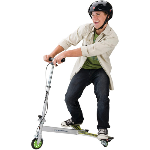 Razor Razor PowerWing DLX Caster Scooter  Silber/Blau 1