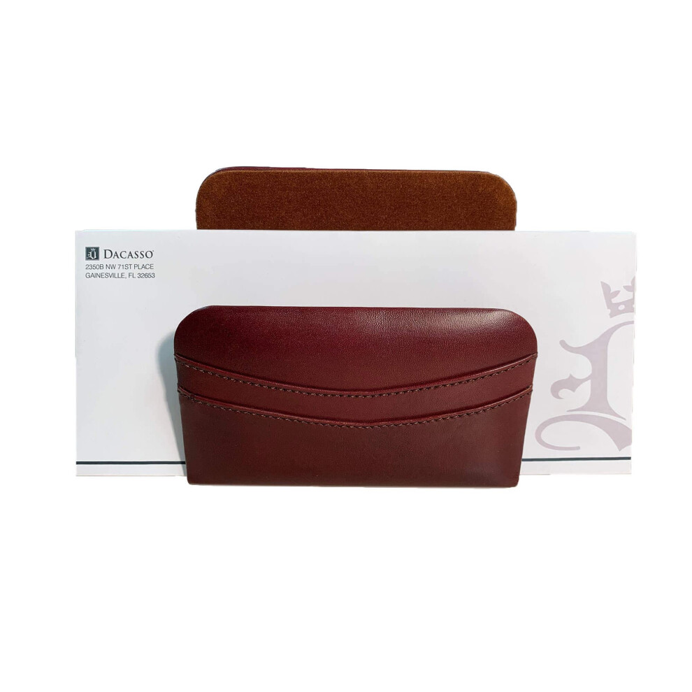 Dacasso Mocha Leather Letter Holder-image-OPC-PFSMD2R-NEW